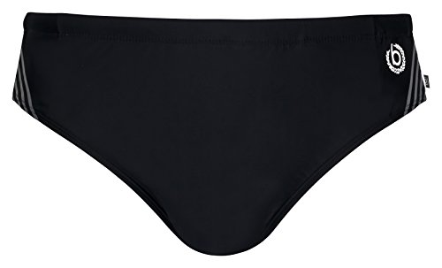 bugatti® - Herren Badehose in marineblau mit hellblauen oder schwarz mit Seitenstreifen