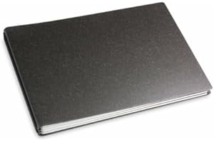 ‎X17 X17-A5+ Querformat Terminplaner/Organizer 2024-2025 | 18-Monats-Kalender | grau; aus recyceltem Leder. Nachfüllbar. Hefte: Wochenkalender Classic+2 Hefte (blanko, gepunktet), Made in Germany.