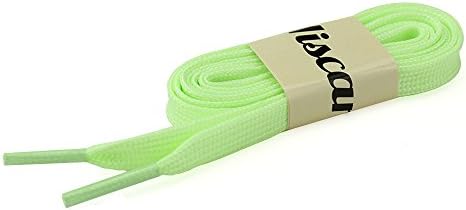 Fluorescent Glow In The Dark Flat Shoelaces Shoe Laces Bootlaces Sport Shoelace