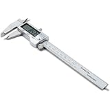 LEMEGO 150mm Numérique Caliper Pied à Coulisse de Précision digital en Acier inoxydable Outil Micromètre Vernier avec Ecran d'affichage LCD