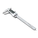 LEMEGO 150mm Numérique Caliper Pied à Coulisse de Précision digital en Acier inoxydable Outil Micromètre Vernier avec Ecran d'affichage LCD