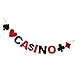 Produktbild MagiDeal Casino Girlande Banner Hochzeit Geburtstag Poker Party Girlande Dekoration
