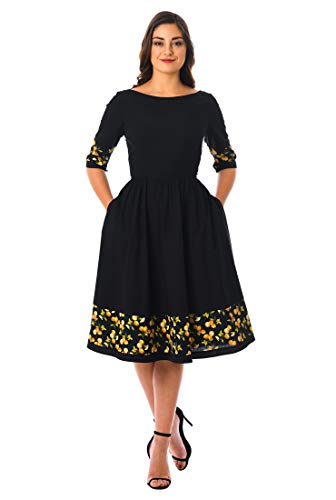 Casual Solid Fit And Flare Knee Length Dress For Women Western Wear Skater Dress Printed One Piece Short Dress Buy Online In Botswana At Botswana Desertcart Com Productid
