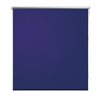 vidaXL Store Enrouleur Occultant 160x175 cm Bleu Fenêtre Chambre à Coucher