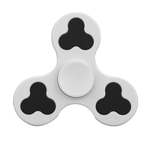 YIHANG @ Fidget Spinner Color Rotation Fingertip Gyroscope Finger Screw High Speed Focus Super Durable Decompression Toys,White+Black YIHANG @ Fidget Spinner Color Rotation Fingertip Gyroscope Finger Screw High Speed Focus Super Durable Decompression Toys,White+Black