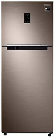 Samsung 394 L 2 Star Inverter Frost-Free Double Door Refrigerator (RT39R5588DX/TL, Refined Brown)
