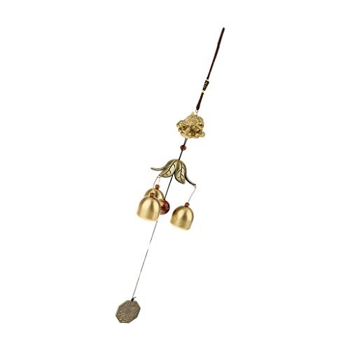 Chinesische Drachen Schildkröte Kupfer Glocke Glück Feng-Shui-hängenden Charme Windspiel - 4