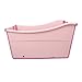 Produktbild Faltdable Baby Bath Tub, Steigerung und Lengthen/Surround Lock Temperature/umweltfreundliches sicheres Material Für einfache Unterkunft für Babys und Erwachsene,Pink