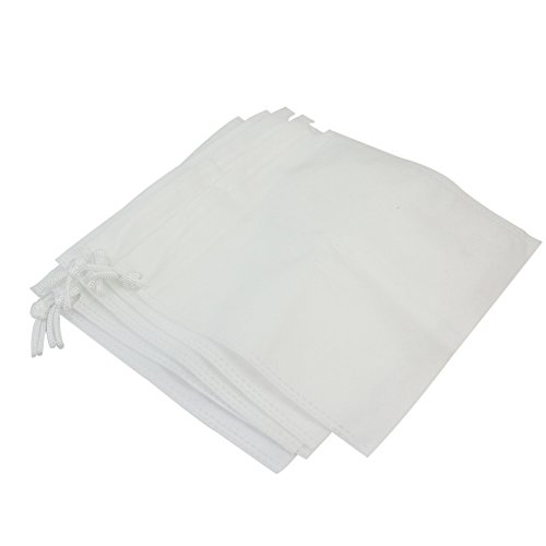 5 Pcs White Replacement Bags Salon Tools for Nail Art Dust Suction Collector