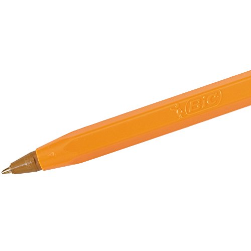 BIC Kugelschreiber Orange fine / 20 Kulis in Blau / Strichstärke 0,35 mm – fein / Dokumentenecht - 4