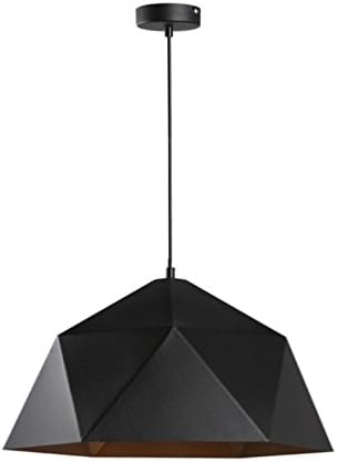 1-Light Industrial Vintage Pendant Light Shade Aluminum Finished Metal Ceiling Light Chandelier for Dining Room/Kitchen/Living Room/Restaurant/Bar Ø44CM Highly Adjustable