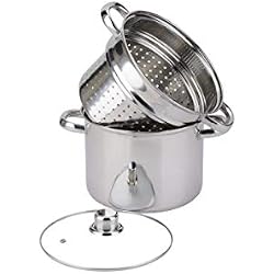 Baumalu 344108 CUISEUR A PÂTES INOX 20 CM, Acier Inoxydable