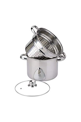 Baumalu 344108 CUISEUR A PÂTES INOX 20 CM, Acier Inoxydable