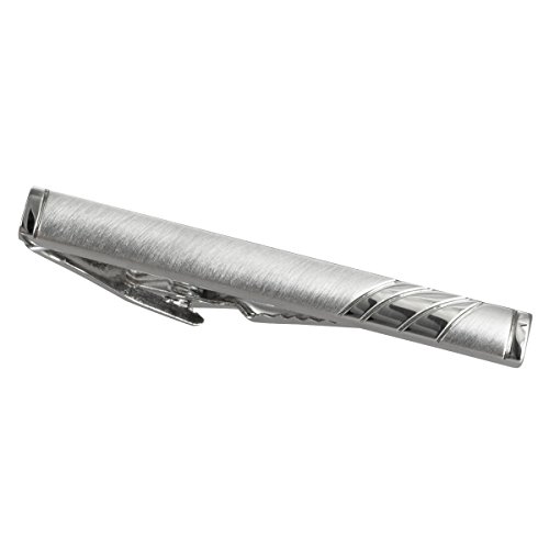 LINDENMANN Manschettenknöpfe, silberfarben mit Gunmetall, Geschenketui, 10421