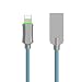 Produktbild owikar LED iPhone Smart Auto Disconnect Lightning Ladekabel Nylon geflochtenes USB Ladekabel Datenkabel Kabel für iphone 8/8 Plus X 7/7 Plus, 6/6 Plus,/6S/6S Plus, 5S/5 C/5, iPad Pro/Air/Mini, iPod