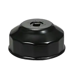 Carrfan 76mm x 14 Flutes Oil Filter Wrench Cup Socket Type Cap Remover Tool for Mercedes VW Porsche