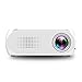 Price comparison product image Home Mini 1080PLED Mini Portable Projector Home Theater Game Projector,white