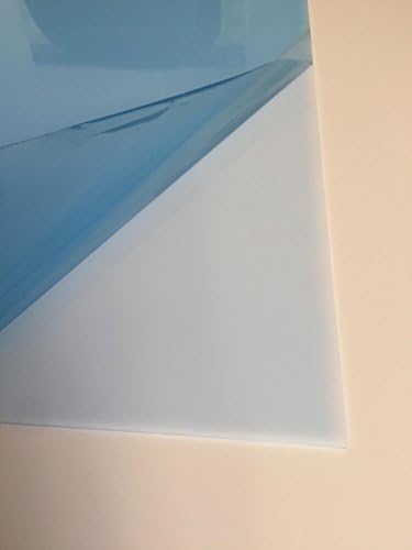 5.0 mm Perspex Acrylic Sheet PMMA Milky Opal Dimensions: approx. 1010 x 500 mm