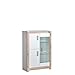 Produktbild Mirjan24  Barschrank 90 Arsen AR04 mit 3-Türig, Barkommode, Highboard, Getrönkeschrank, Schrank mit Getränkefach (Andersen Kiefer/Eiche Hell, ohne Beleuchtung)