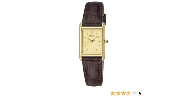 Seiko Women's Quartz Watch SXGN54P1 with Leather Strap : Amazon.co.uk:  Watches