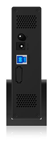 Icy Box IB-366StU3+B Externes Gehäuse für 3,5″ (8,9 cm) SATA HDD mit USB 3.0 Anschluss (UASP), SATA III, EasySwap, Schwarz - 5