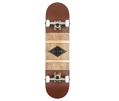 Globe Diablo Skateboard, Unisex Adulto, marrón y Madera, 7,75'' - Globe