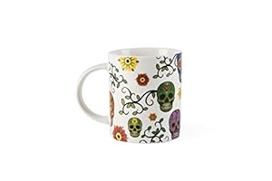 Excelsa Calavera Taza Mug, Porcelana,