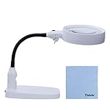 Calidad premium: la lente de alta calidad resistente a los golpes ofrece una excelente potencia de aumento de 10 x sin manchas y borrosos en las imágenes. Además, el cable USB puede enchufar al banco de energía/adaptador de pared/ordenador cuando necesites las luces LED. No es necesario reemplazar la batería. Ideal para uso ilimitado. Tenga en cuenta que cada lupa está equipada con un paño de limpieza y 2 cables USB sin adaptador.