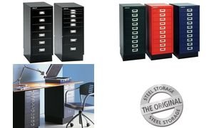 Preisvergleich Produktbild BISLEY L2910S-645 Schubladenschrank MultiDrawer A4, 10 Schübe Rot