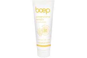 boep Protezione Solare Sensibile SPF30 | Crema solare minerale per neonati, bambini e adulti con pelle sensibile e allergica senza profumo | Filtro UV all'ossido di zinco | Cosmetici naturali (100ml)