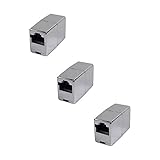 Netzwerkkoppler - RJ-45 (W) - RJ-45 (W) , leichte und kompakte Bauweise , platzsparend und gute Verarbeitung. Ideal für Netzwerke wo Kabel schnell und unkompliziert verlängert werden müssen.