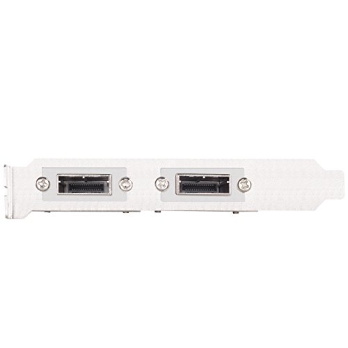 SilverStone SST-SA022 – Mini SAS Adpater Dual Intern Mini SAS 26pin SFF8087 zu Extern 36pin SFF8088 - 8