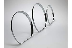 ‎LETRONIX LETRONIX Chrom Tachoringe Tacho Ringe zum Clipsen geeignet für Fahrzeug Passat 35i Corrado T4