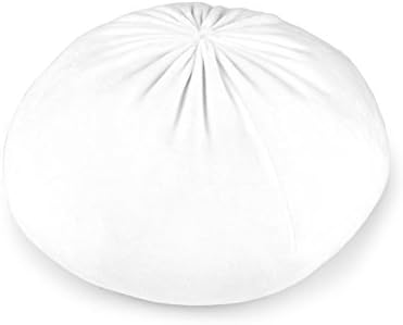 YINGGG Watermelon/ Poached Egg/ Steamed Buns Pillow Food Stuffed Plush Soft Toy Car Chair Seat Cushion (S, Steamed Buns)