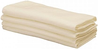 Trattoria Plain Napkins (Pack Of 4) (20in x 20in) (Cream)