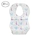 Price comparison product image per Baby Disposable Waterproof Bibs with Pockets Travel Portable Saliva Scarf for Toddlers Children Infants-20PACK
