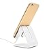 Esunshine® Solid Aluminum Desk Desktop Stand for iPhone 6 6 plus 4 4s 5 5s 5c iPad 2/3 air mini/Samsung Galaxy S3/5 HTC ONE M7 Blackberry Tablet Tab Google Nexus Lumia and other Smartphone,Silver RS.1937.00