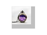 Wicca nebeneinander Anhänger Taschenuhr, Love Geschenk Wicca Halskette Taschenuhr Charme, christliches Geschenk Religion Anhänger Taschenuhr Glass Tile Schmuck Glas Wicca, die nebeneinander Armbanduhr Wicca, die nebeneinander Foto