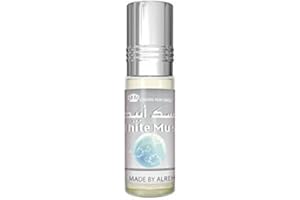 AL-REHAB Almizcle Blanco Halal SIN ALCOHOL 6ML SUPERVENTAS Aceite Esencial Aceite de perfume - Calidad Óptima Fragancia Prime
