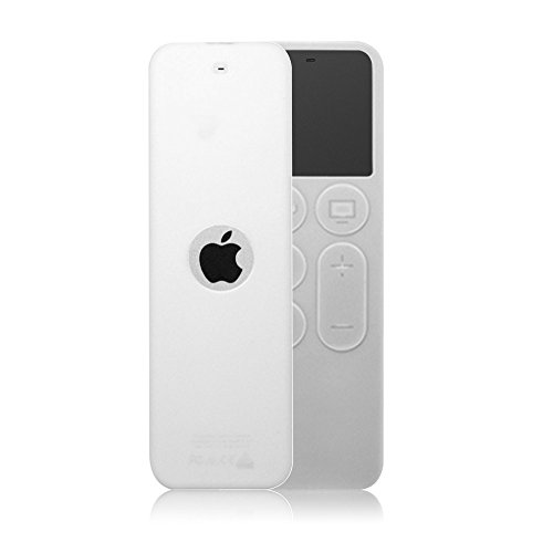Preisvergleich Produktbild iprotect Apple TV Remote Fernbedienung Silikon Hülle Schutzhülle in weiß