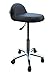 Hair Furniture Orfe Spin Styling Stylist Cutting Stool with a back support, dentist, tattooist, optician, reception, office stool