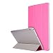 Produktbild Ipad/Tablette Schutzhülle, Für Huawei T3 9.6 Zoll Intelligentes Magnetische Schlank Ultradünn Ledertasche Ständer Dreifachgefaltet Anti-Fall Hüllen Abdeckung mit Auto Schlaf/Wach (Pink)