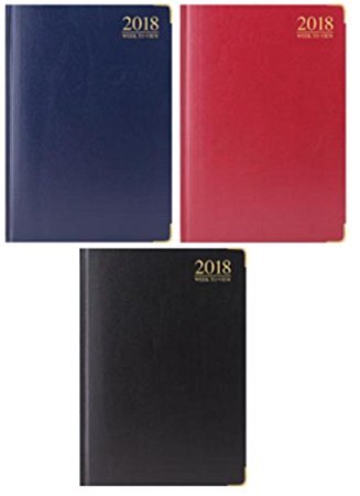 Tallon2023 A5 Week-to-View Hardback Diary Planner - Assorted Colours (Supplier Code 3183)