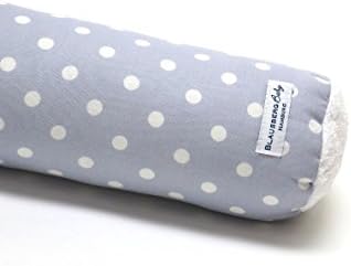 Blaus Mountain Baby Bed Snake – Cot Bumper Dots Grey
