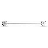 Paslanmaz Metal Havluluk 41 cm &ndash; Duvara Monte Krom Banyo Havlu Askısı, Vida ve D&uuml;bel Hediyeli