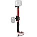 Produktbild Wicked Chili Universal Selfie Stick für Action Cam Teleskopstange mit GoPro Smart Remote Halterung - Selfiestange für Digitalkameras mit ¼ Zoll, 6,4 mm Gewinde (ausziehbar bis 91 cm, neigbar) rot