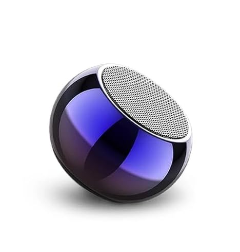 Ultra Mini Wireless Bluetooth Speaker with Heavy Metal Electroplating Round Speaker | Wireless Power Button Controlled, 60 Min Running Battery Pack of 1 (Random Multicolor) (Mini Boost 4D)