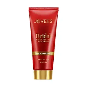 Jovees Herbal Bridal Brightening Face Cream, 60 gms | For Ultra Radiance | All Skin Types | Paraben & Alcohol Free