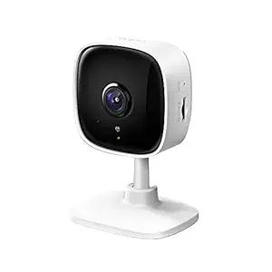 TP-Link Tapo C100 1080p Full HD Indoor WiFi Spy Security Camera| Night Vision | Two Way Audio| Intruder Alert | Works with Alexa and Google, White