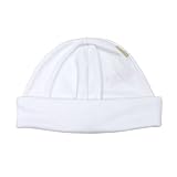Cambrass Tricot Cotton Cap (White, Newborn)